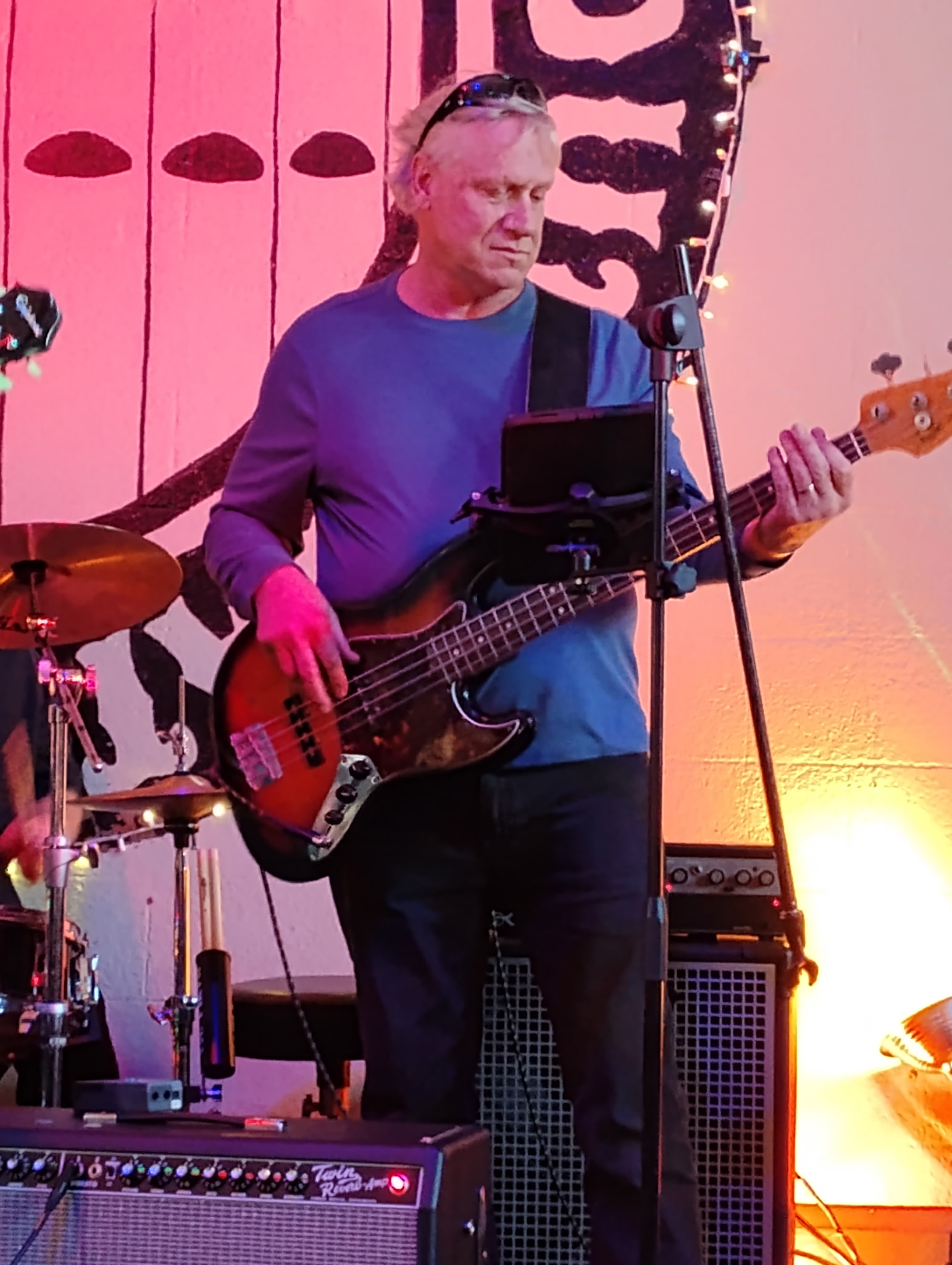3 Wire Monkey bassist performing live